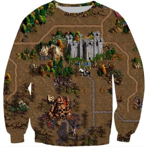 Drop Shipping 2021 New Fashion Men/Women Sweatshirt Game Might And Magic Heroes Print 3d Unisex Casual Pullovers