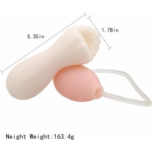 Silicone Mouth Blow Masturbator Vacuum Pump Oral Sex Products Sex Toys For Men Male Masturbator Sex Products