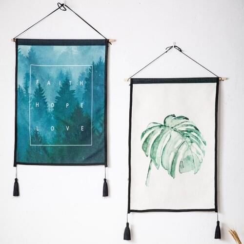 Nordic Decorative Hanging Paintings Home Decor Background Wall Hanging Cloth Poster Kids Bedroom Bedside Decoration gift