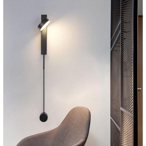 Modern wall hanging simple lighting golden adjustable living room art deco luxury TV background designer bedroom bedside