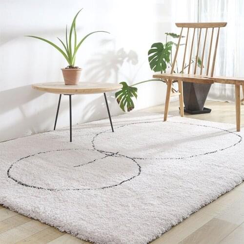 Thick Moroccan Fluffy Rug Home Carpets For Living Room Sofa Coffee Table Floor Mat Modern Nordic Bedroom Carpet Warm Kids Tatami
