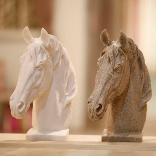 THE LIVING ROOM DECORATION HORSE HEAD STYLE HOME FURNISHING FURNISHINGS CRAFTS GIFT ANIMAL HOUSE LIVING ROOM