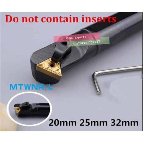 1PCS S16Q-MTWNR16 S20R-MTWNR16 S25S-MTWNR16 S32T-MTWNR16 S40T-MTWNR16 MTWNL16 16mm-40mm CNC Internal Turning tools