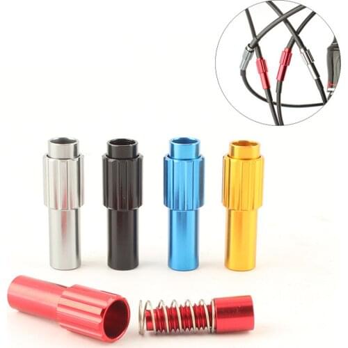 Inline Bike Adjuster Derailleur Shifter Brake Inline Adjustment Screw with Spring