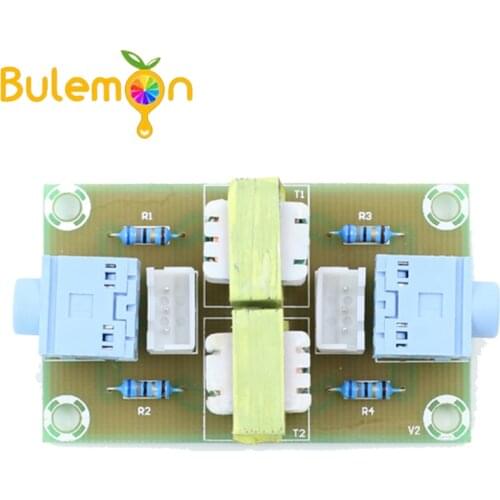 XH-M372 audio isolator vehicle common ground suppression interference noise isolation module transformer coupler