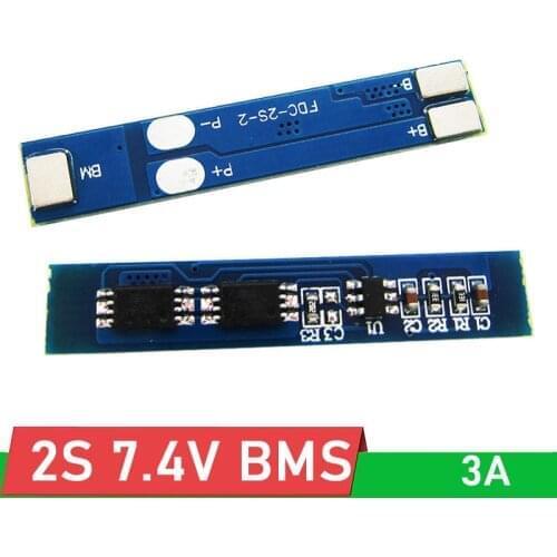 2S 7.4V 8.4V 3A BMS Charger PCB Protection Board 5A current limit For 2 Packs 3.7V 18650 Li-ion lithium Battery