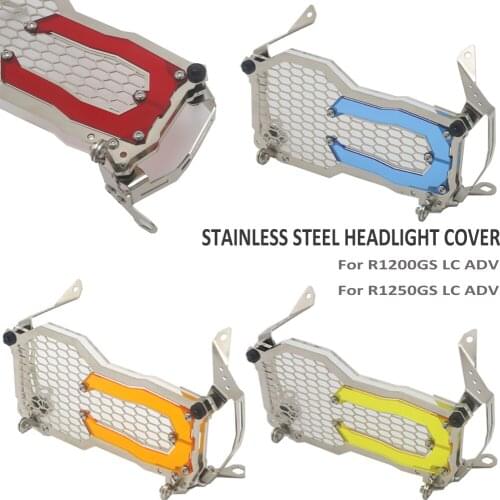 Headlight Guard Protector stainless steel Cover R 1250 GS Adv R 1200 GS ADV LC Lamp Patch For BMW R1200GS R1250GS Motorcycle
