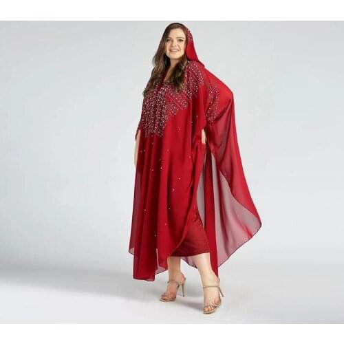 Chiffon Abaya Dubai Muslim Turkey Maxi Dress Kaftan Moroccan Turkish Dresses Abayas For Women Robe Arabe Longue Djellaba Femme
