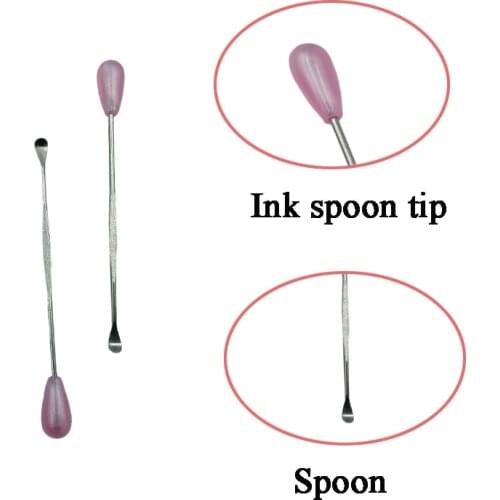 6pcs Professional Tattoo Accessories Microblading Ink Pigment Mixing Pick Rods Stirring Spoon for Permanent Makeup Supplies