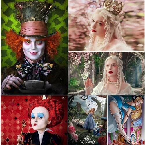 5D DIY Diamond Painting Rhinestone Diamond Embroidery Disney Cartoon Series Landscape Mosaic Home Decoration Gift