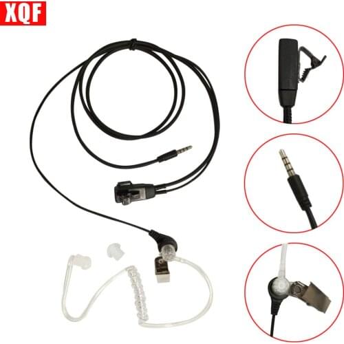 XQF Police Acoustic Tube Earpiece Headset for iPhone6 Plus 5S Samsung S4 S5 Note2 Note3 for HUAWEI Cell Phones