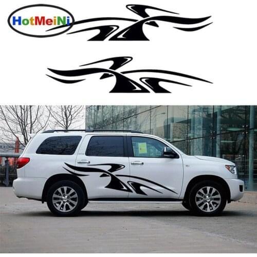 HotMeiNi 2X 200*43cm Abstract Moon Chang E Flying Long-sleeved Dance Art Car Sticker Cars Kayak Canoe Vinyl Decal 9 color