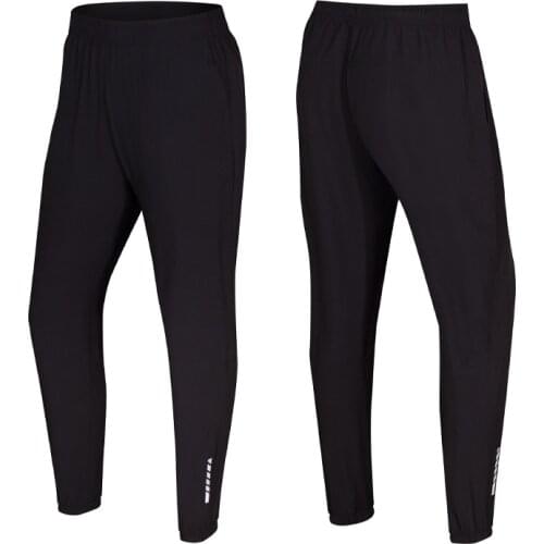 Men Loose Pants Running Pockets Outdoor Hiking Running Trousers Workout Joggers Casual Sports Tie Feet Sweatpants