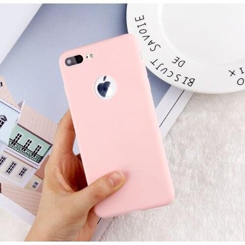 Soft Silicone Case for iPhone 7 Plus X Case for iPhone 8 Cover Fashion Back Cover for iPhone 6 6s 8 Plus TPU Phone Cases Capa