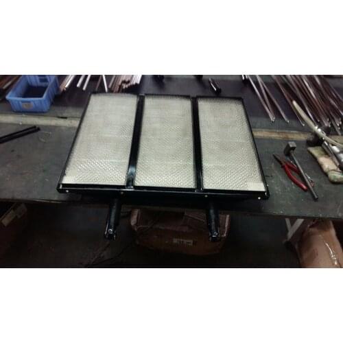 New design square large honeycomb ceramic plate gas infrared burner GAS infrared burner ,gas stove, gas BBQ grill