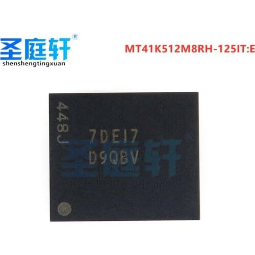 New original MT41K512M8RH-125IT:E silk screen D9QBV FBGA DRAM flash memory