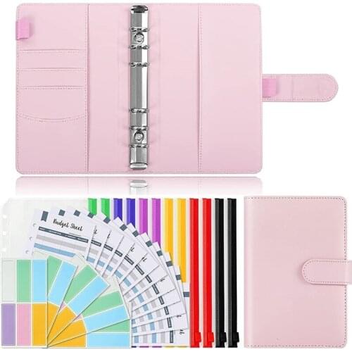 Budget Binder Organizer,A6 Cash System Planner for Money Receipts Budgeting, for Writing Down Different Budget