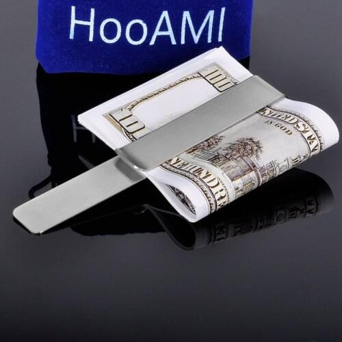 Lengthened And Heightened 304 Stainless Steel Creative Wallet Multi-Purpose Male And Female Bank Card Bill Holder For Small Gift