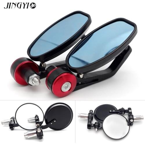 Motorcycle Mirror Handlebar Bar End Side Rearview Mirrors For honda cb400 sf st1100 xadv cbr 1000rr st 1300 x11 sh 300