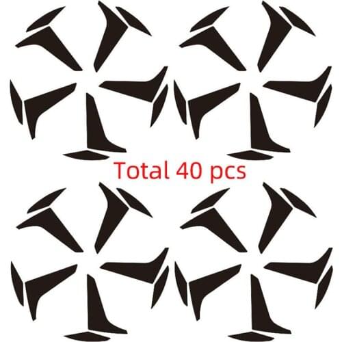 3D 4D Carbon Fiber Vinyl 18" RimPrints 19" Wheel Decal Stickers For HONDA ACCORD Touring Hybrid 10th Gen 2018 2019 Car Styling