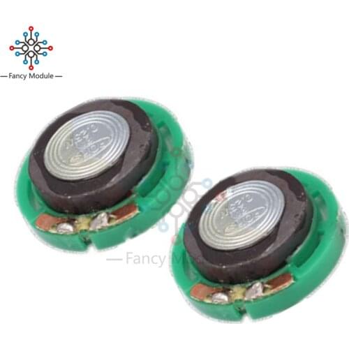 2Pcs Loudspeaker 0.25W 8ohm Small Trumpet 29mm Stereo Loud Speaker
