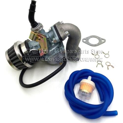 Cable Choke Carburetor PZ19 19mm PZ22 22mm With fuel hose air filter oil filter mainfold For Motorcycle ATV PitBike Go Kart Carb
