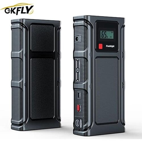 GKFLY Super Power Battery Booster For Petrol Diesel Auto Starting Device Cable Car Jump Starter Portable Power Bank Car Charger