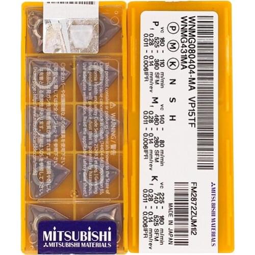 WNMG080404-MA VP15TF 100% Original carbide insert with the best quality 10pcs/lot free shipping