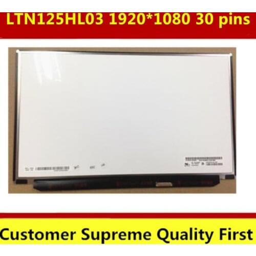 Original 12.5 INCH Laptop LCD LED Screen for LENOVO X240 X250 LTN125HL03 ips LED SCREEN DISPLAY 30pin 1920*1080
