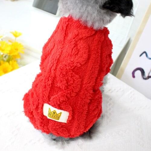 Dog Winter Clothes Fleece Pet Jumpsuit For Small Medium Dogs Chihuahua Puppy Pet Sweater Yorkshire Pug Dog Jacket Ropa Perro