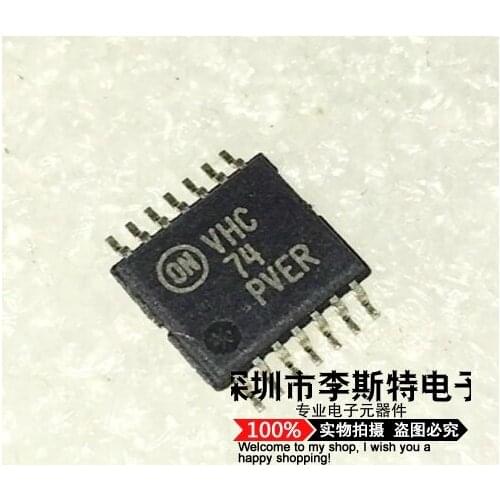 10pcs VHC74 MC74VHC74DTR2G TSSOP-14
