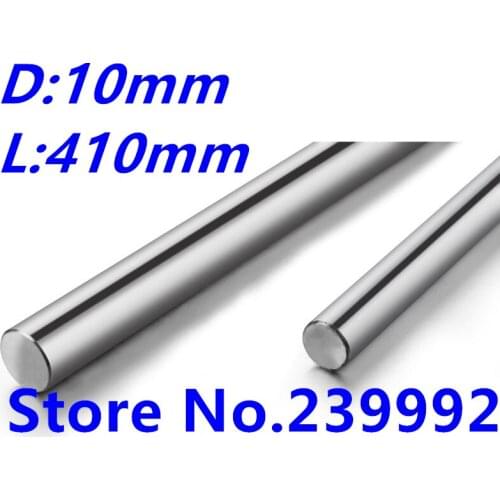 2pcs 10mm linear shaft 410mm 450mm 10x410 linear shaft 3d printer 10mm x 410mm Cylinder Liner Rail Linear Shaft axis cnc parts