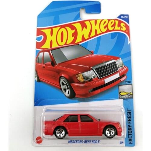 2021-145 Hot Wheels Cars BENZ 500 E 1/64 Metal Diecast Model Collection Toy Vehicles
