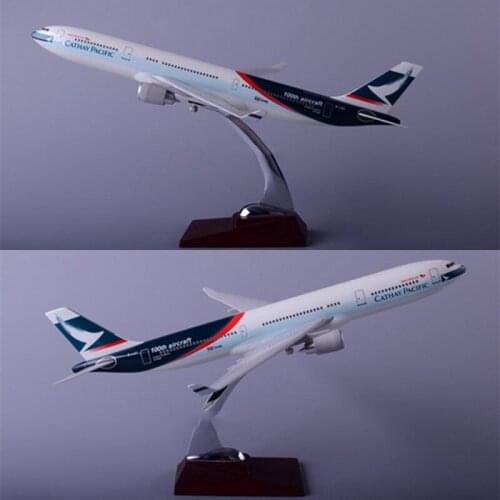 40CM 1:172 Scale Airbus CATHAY PACIFIC Airlines A330 airplane Aviation model w base alloy aircraft plane collectible