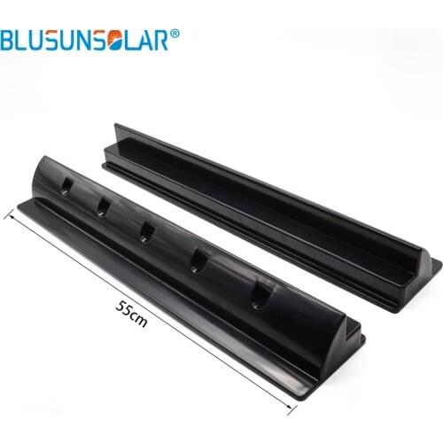 5sets/lot Black and White color ABS solar panel mounting long side solar mount bracket 550mm for solar system