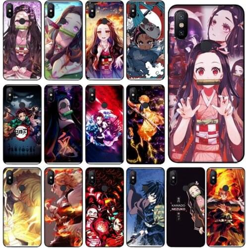 Demon Slayer Anime Kimetsu No Yaiba Phone Case For Xiaomi Mi Note 10 Lite pro 7 9 9t pro se a2 lite