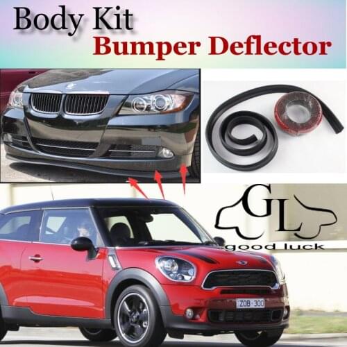 Bumper Lip Deflector Lips For Mini Paceman / Cooper S Front Spoiler Skirt For TopGear Fans Car Tuning / Body Kit Wing / Strip