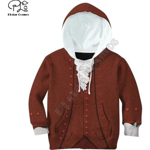 Kids Cloth Anime Benjamin Franklin Childrens wear 3d hoodies/boy sweatshirt Cartoon Hot Movie pant style-4