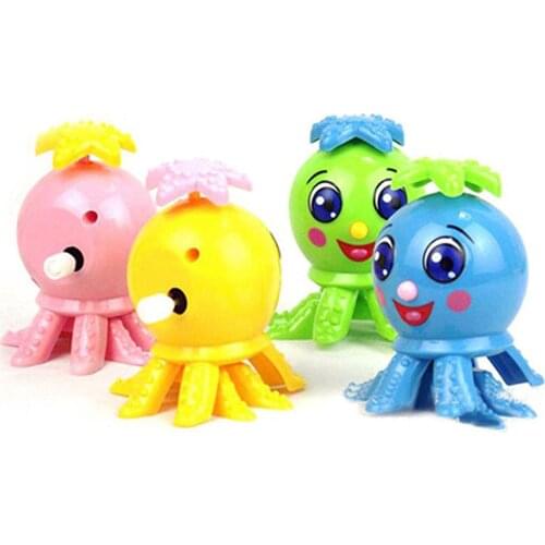 Baby Clockwork winding Wring spring Toys Animal Mini Octopus Kids Creative Cartoon Octopus Clockwork Toy Gift for Children