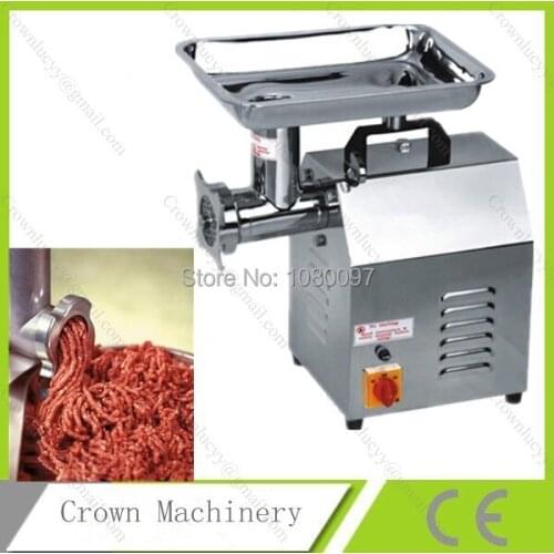Stainless steel Electric Meat mincer grinder with 220kg/h output capacity