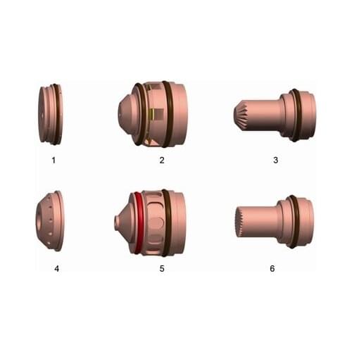 36-1071 electrode 36-1053 nozzle 36-1027shield 5pcs per lot for Thermal Dynamics XT301 plasma cutting consumables