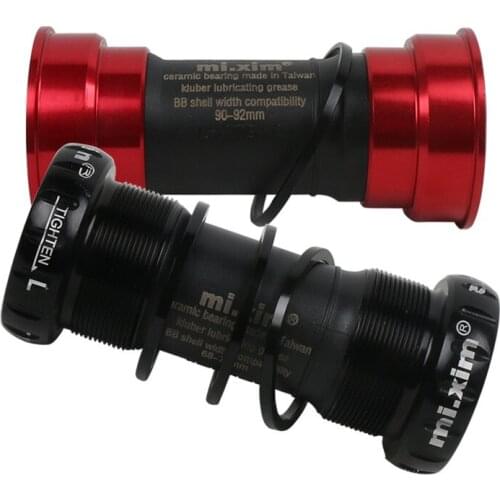 Mountain Bike Chain Wheel Bottom Bracket BB91 BB92 Press-fit Thread Type Bicycle Integrative Crankset Bearings Ceramics Axis