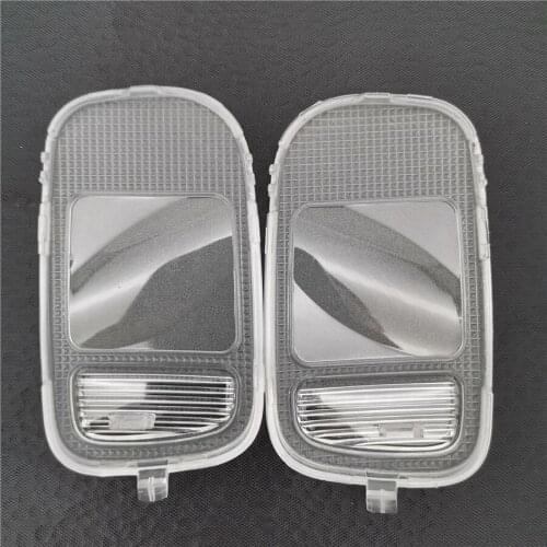 1pair Clear Lens Overhead Reading Light Cover Dome Lamp Shell For Dodge Ram 02-10