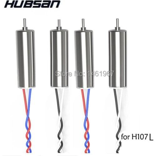 Original Hubsan x4 H107 Motors for H107 H107L RC Quadcopter 4pcs Hubsan Spare Parts H107L Propeller Motor