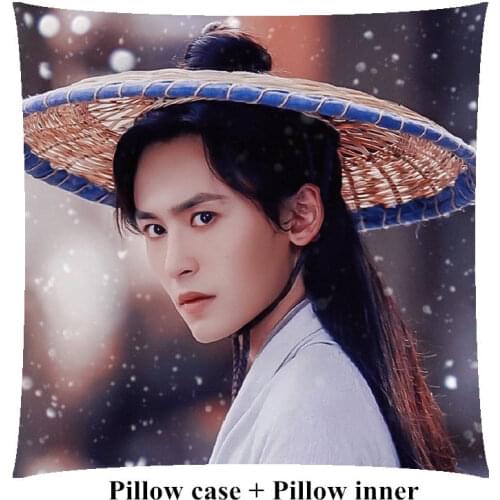 New girl Zhou zishu Word of honor square pillow including inner home Gift
