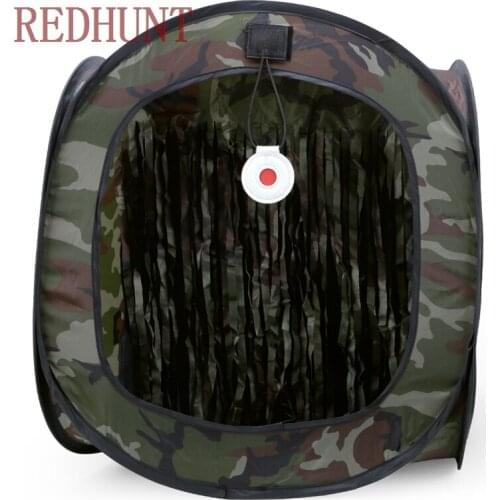 Shooting Target Tent Portable Foldable Camouflage Training Tactical Airsoft Paintball Targets Box for Hunting Recycle Ammo
