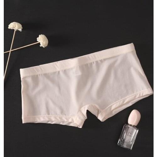 Transparent Men Sexy Seamless Underwear Pants Boxershorts Male Mid-rise Mesh Slips Homme Panties Boxer Shorts M-2XL