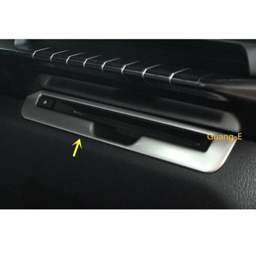 For Lexus UX 200H 250H 260H 2019 2020 2021 Car Trim ABS Matte/Carbon Fiber Front Middle Switch Parking CD Panel Box Frame