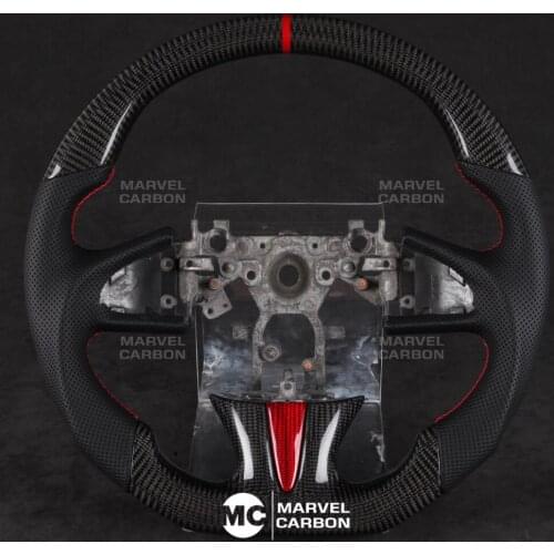 100% REAL CARBON FIBER STEERING WHEEL COMPATIBLE WITH Infiniti Q50
