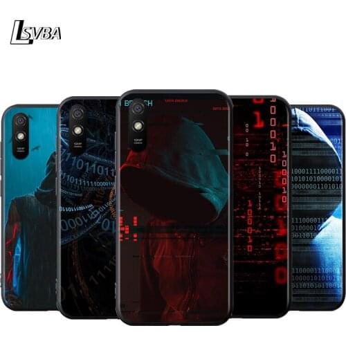 Hacker code Silicone Cover For Xiaomi Redmi K40 K30i K30T K30S K30 K20 10X Ultra Pro Black Soft Phone Case Shell